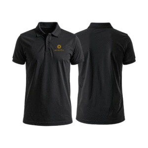 Camiseta Polo Negra Mentor